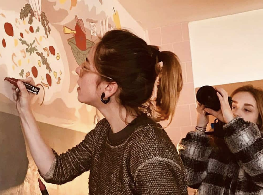 female mural artist bristol