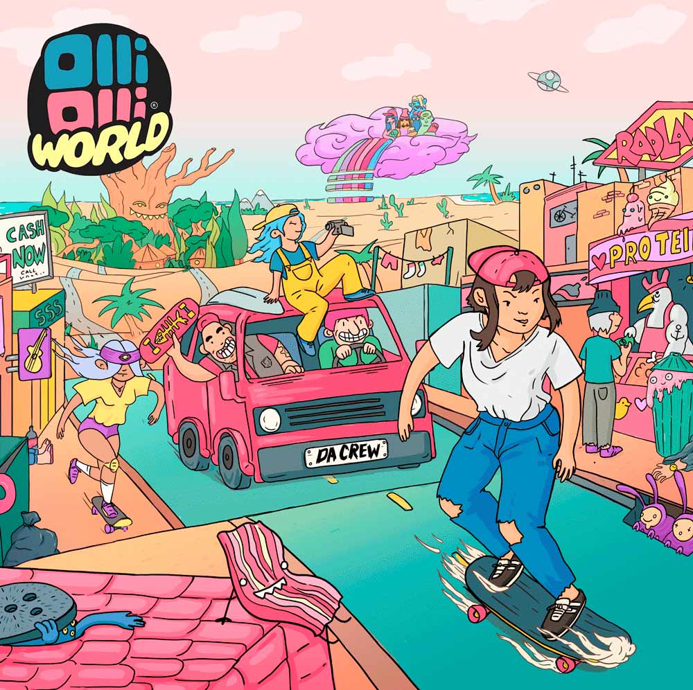 OlliOlli World Concept Art