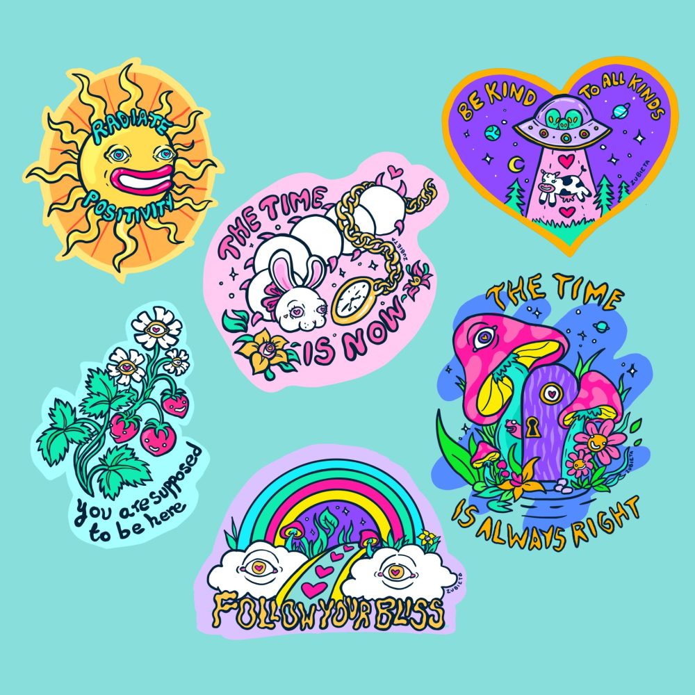 GIF STICKER PACK GOOD VIBES ZUBIETA