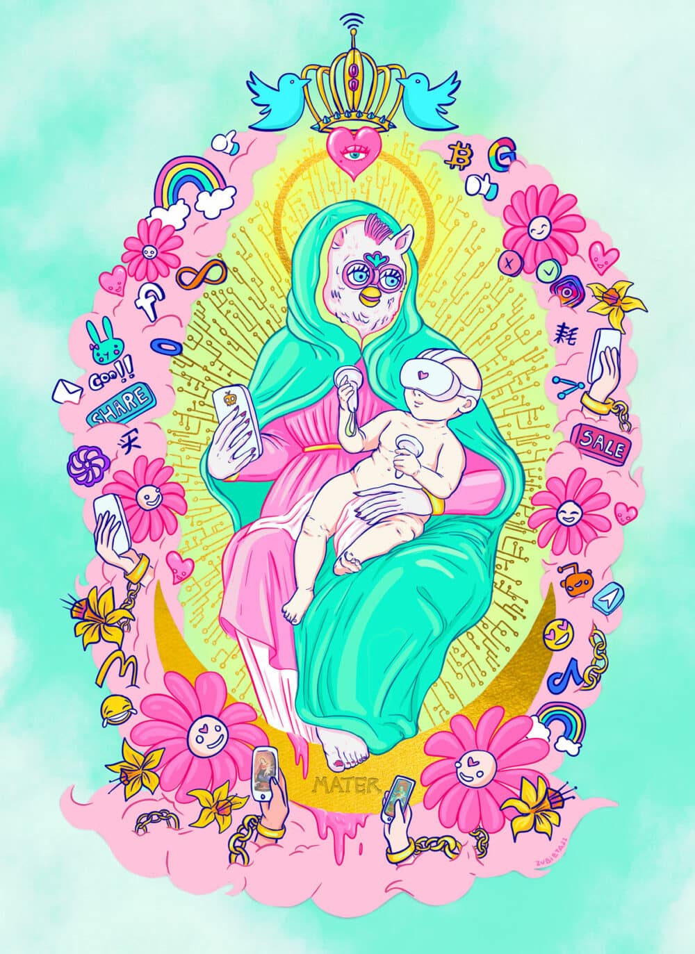 virgin mary furby